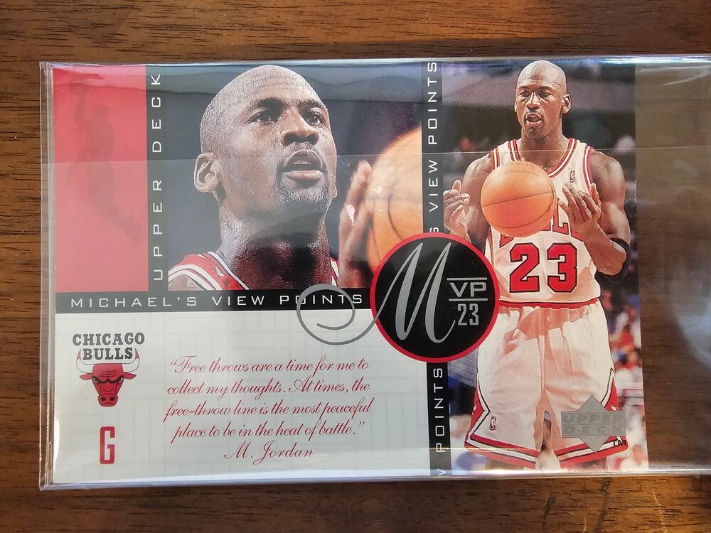 Michael Jordan 1997 Upper Deck #VP5 - View Points - NBA - Jumbo